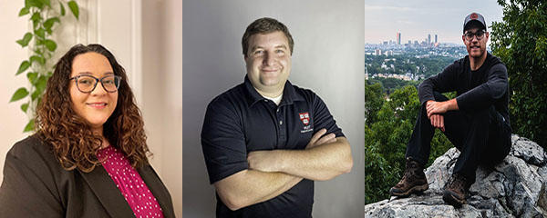 image of HUIT service desk and field team members: Chris, Jose, and Lillian